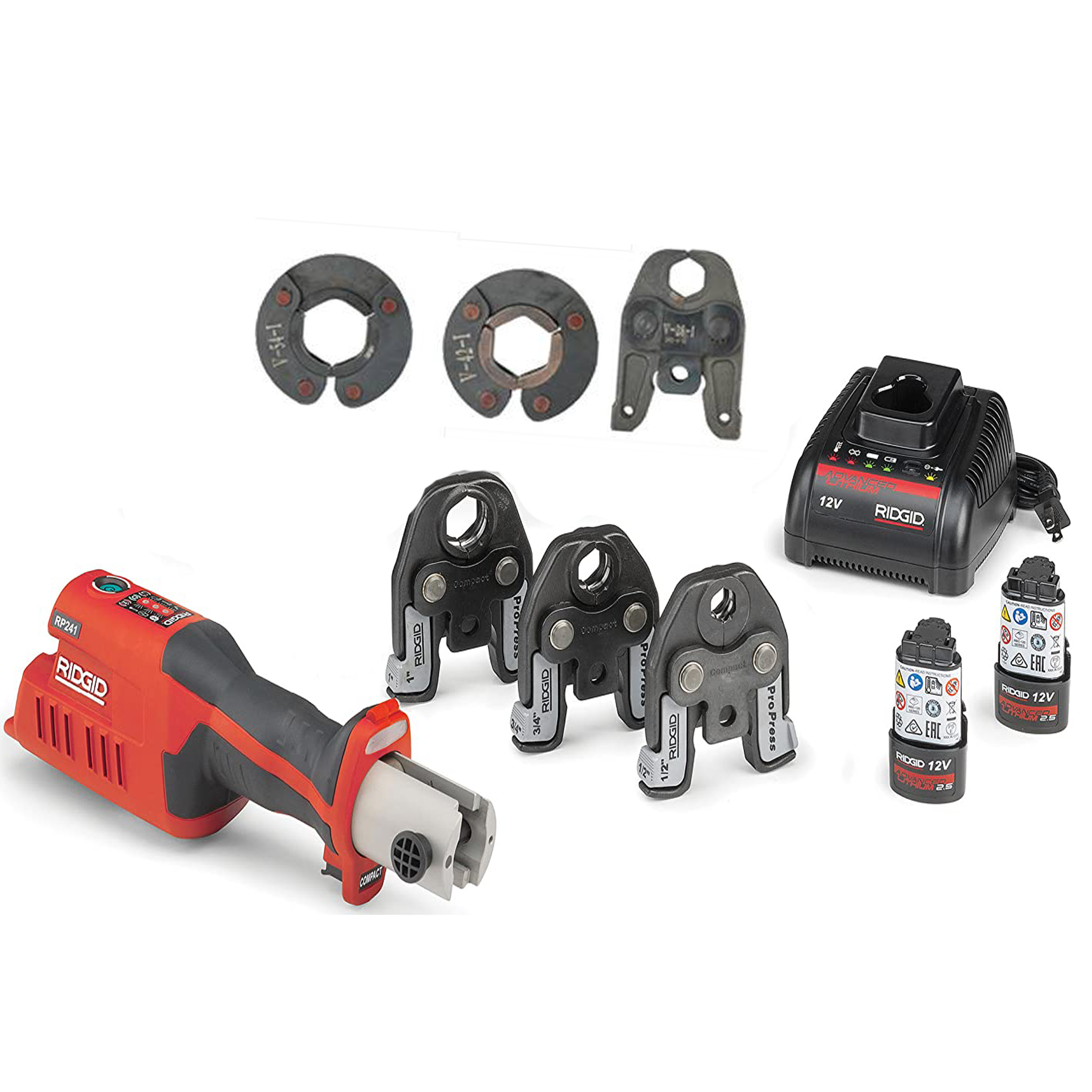 Kompakt-Presswerkzeugsatz, Modell 57373 RP 241, mit 1/2 ProPress-Klemme