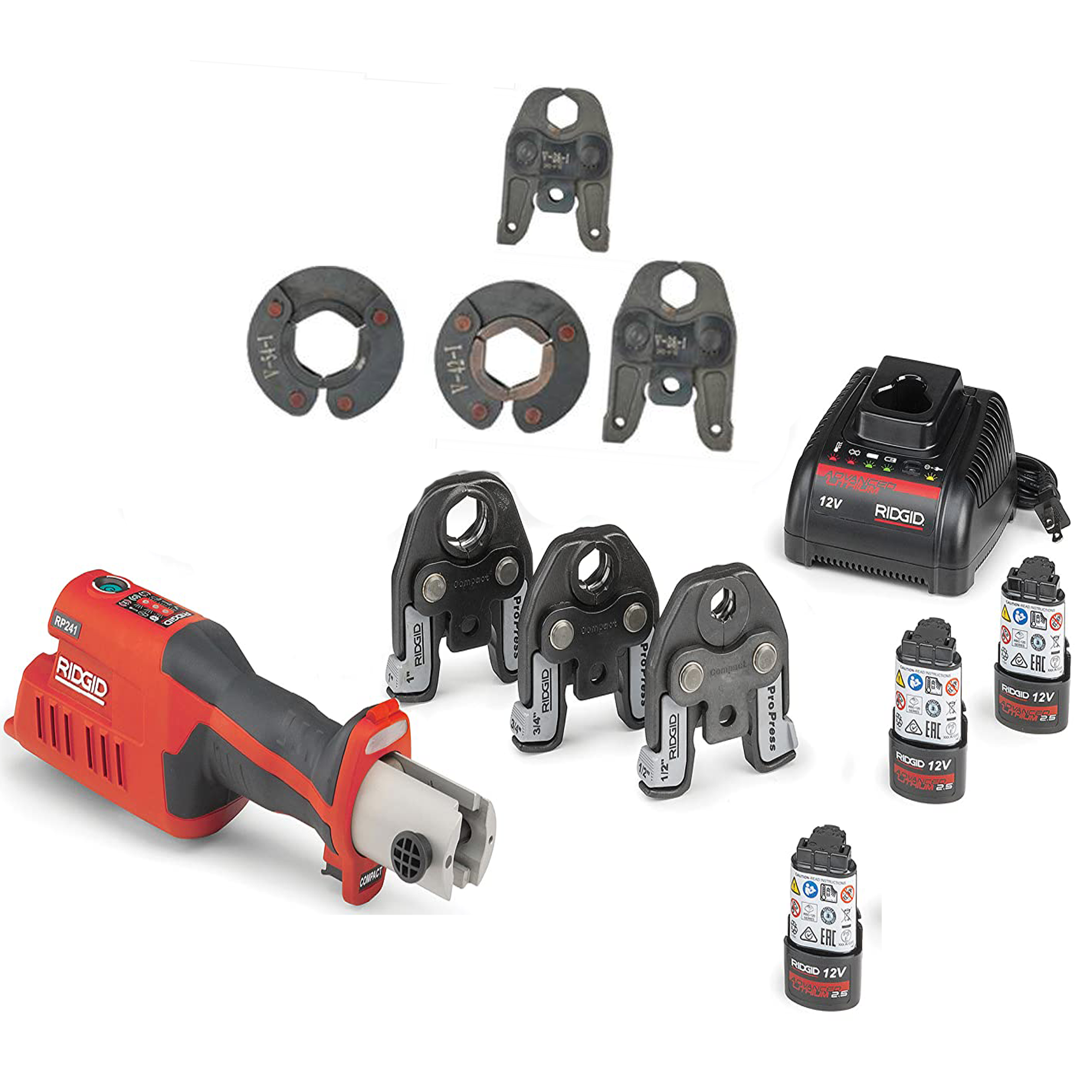 Kompakt-Presswerkzeugsatz, Modell 57373 RP 241, mit 1/2 ProPress-Klemme